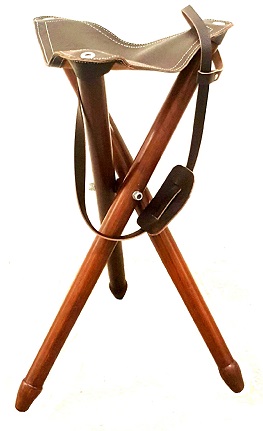 стульчик-тренога, кожа+дерево, высота 50 см K302 WS 50 cm купить по оптимальной цене,  доставка по России, гарантия качества