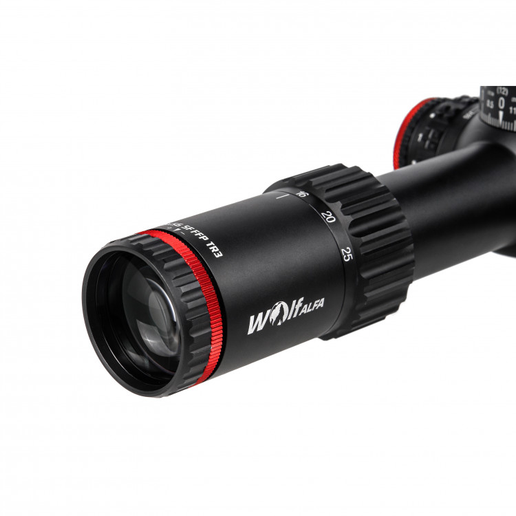 Прицел оптический Veber Wolf Alfa 5-25x56 SF FFP TR3 (31882) купить по оптимальной цене,  доставка по России, гарантия качества