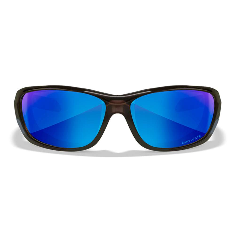 Очки защитные Wiley X WX Gravity (Frame Crystal Black, Lens Polarized — Blue Mirror) купить по оптимальной цене,  доставка по России, гарантия качества