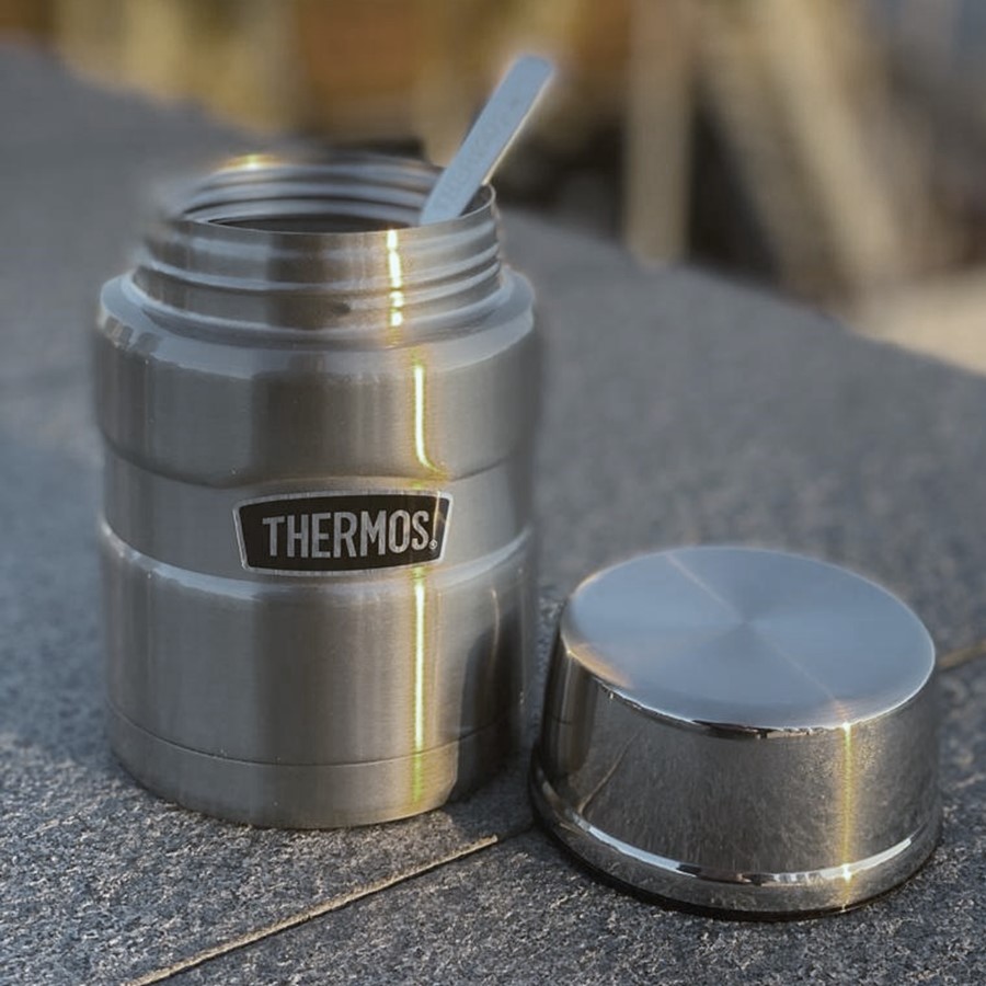 Термос для еды THERMOS KING SK3000 0,47L, складная ложка, стальной купить по оптимальной цене,  доставка по России, гарантия качества
