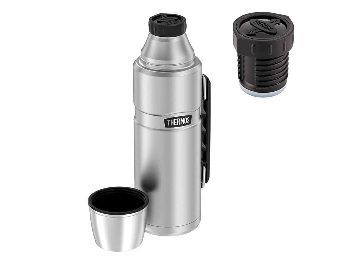 Термос для напитков THERMOS SK-2010 SBK 1.2L, стальной купить по оптимальной цене,  доставка по России, гарантия качества