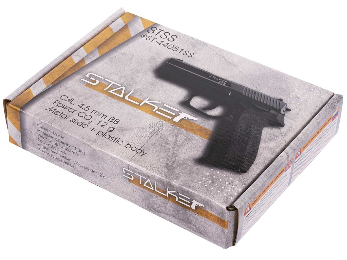Пистолет пневматический Stalker STSS (SIG Sauer SP2022) к.4,5мм купить по оптимальной цене,  доставка по России, гарантия качества