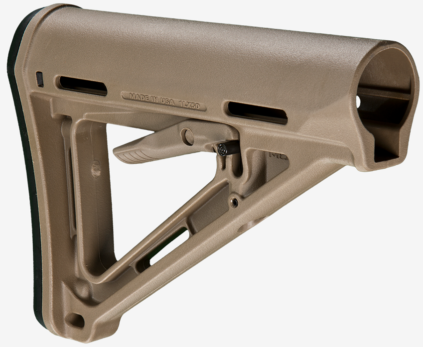 Приклад телескопический Magpul® MOE® Carbine Stock – Mil-Spec MAG400 (FDE) купить по оптимальной цене,  доставка по России, гарантия качества