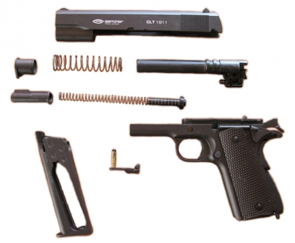 Пневматический пистолет Gletcher CLT1911 купить по оптимальной цене,  доставка по России, гарантия качества