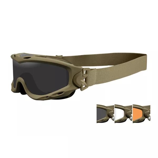 Маска защитная Wiley X WX Spear (Frame: Matte Tan, Lens: Grey + Clear + Rust) купить по оптимальной цене,  доставка по России, гарантия качества