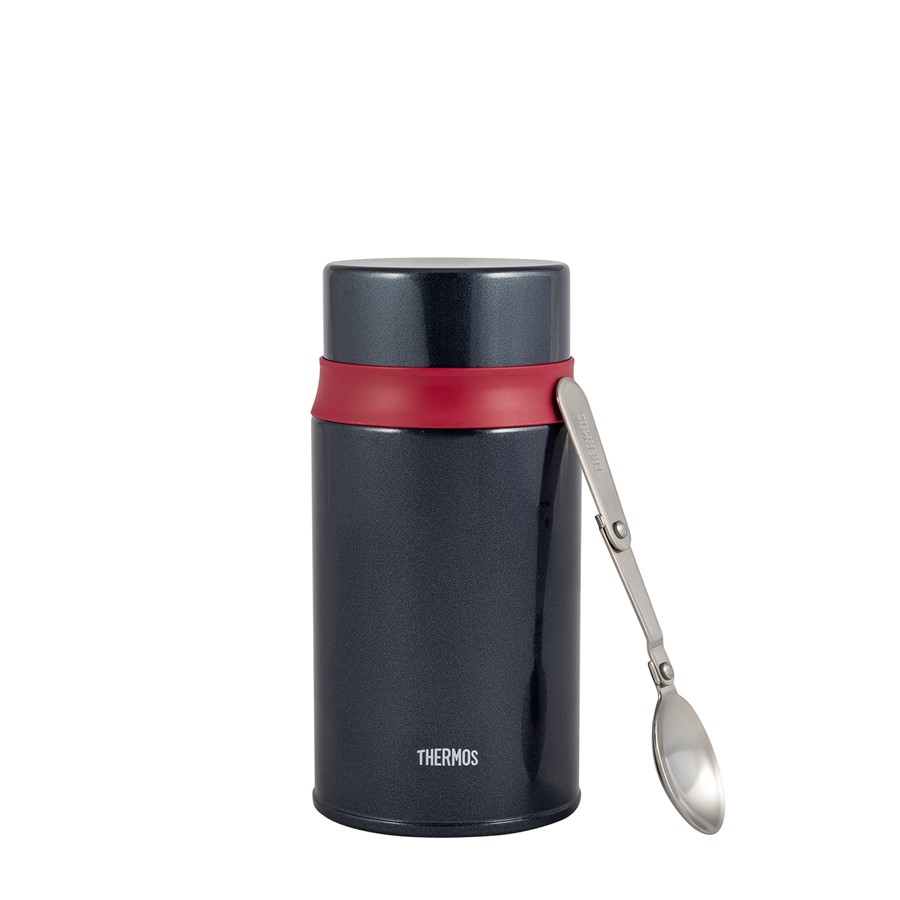 Термос для еды THERMOS TCLD-720S 0.72L, складная ложка, синий купить по оптимальной цене,  доставка по России, гарантия качества