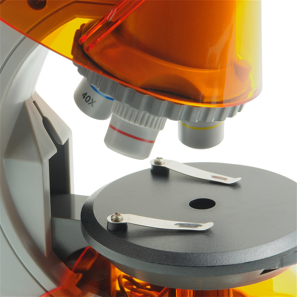 Микроскоп Микромед Атом 40x-640x (апельсин) купить по оптимальной цене,  доставка по России, гарантия качества
