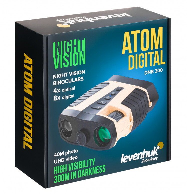 Бинокль ночного видения Levenhuk Atom Digital DNB300 купить по оптимальной цене,  доставка по России, гарантия качества