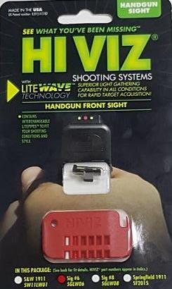 HiViz пистолетная мушка SGLW06 для Sig Sauer, 3 цвета (красн.,зелен.,белый) для P-серий (кроме P250), высота 6 купить по оптимальной цене,  доставка по России, гарантия качества