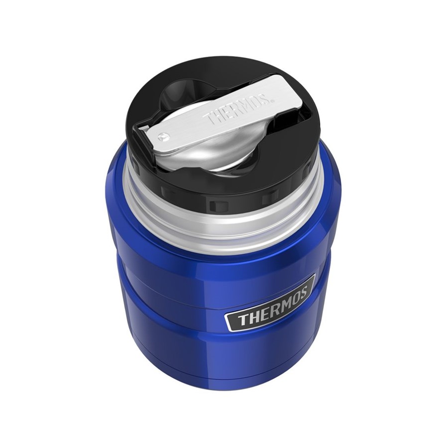 Термос для еды THERMOS SK3020 0.71L, складная ложка, синий купить по оптимальной цене,  доставка по России, гарантия качества