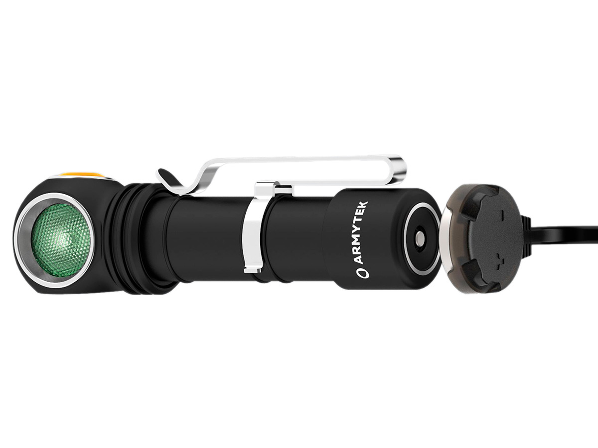 Фонарь налобный-мульти Armytek Wizard C2 WG Magnet USB тёплый+зелёный купить по оптимальной цене,  доставка по России, гарантия качества