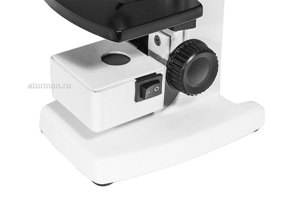 Микроскоп Юннат 2П-1 с подсветкой Белый купить по оптимальной цене,  доставка по России, гарантия качества
