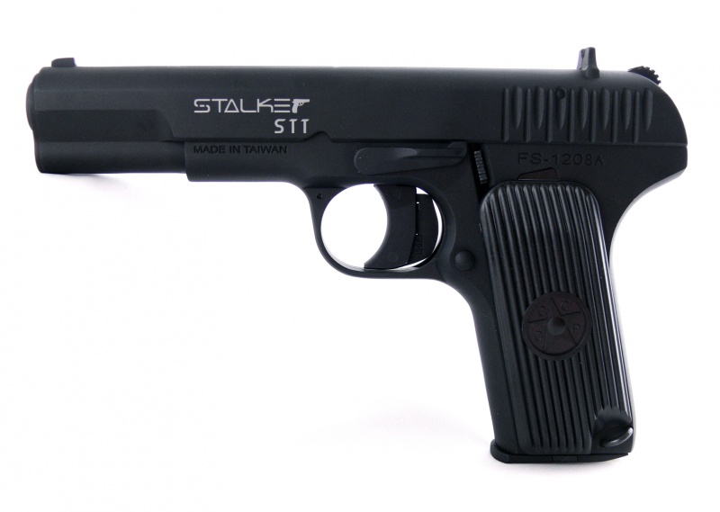 Пистолет пневм. Stalker STT (аналог ТТ) к.4,5мм, металл, 120 м/с, черный купить по оптимальной цене,  доставка по России, гарантия качества