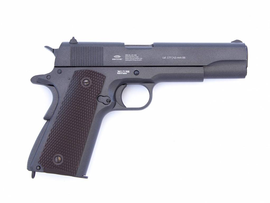 Пневматический пистолет Gletcher CLT1911 купить по оптимальной цене,  доставка по России, гарантия качества