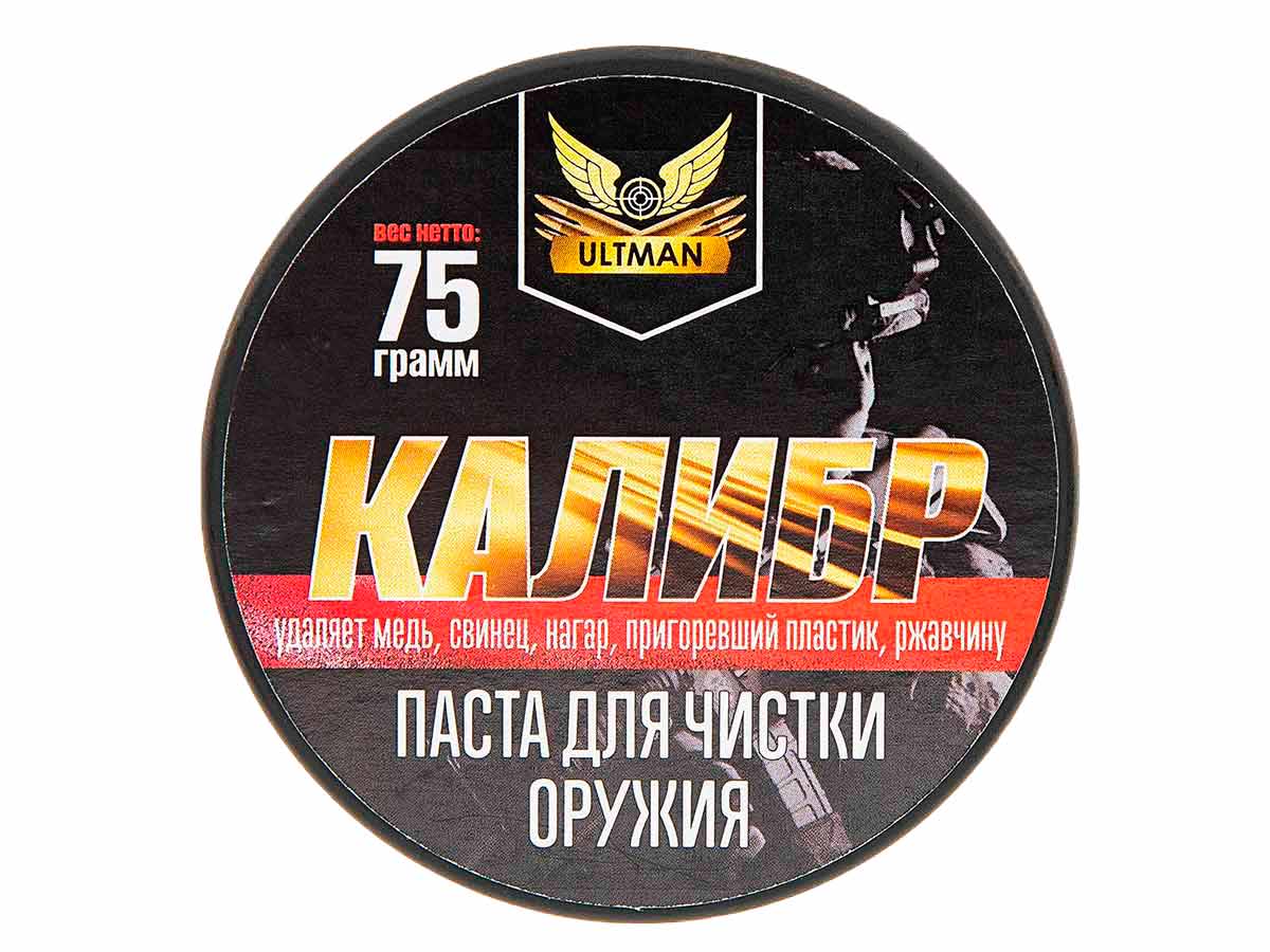 Ultman Калибр Паста для чистки и полировки ствола, 75г купить по оптимальной цене,  доставка по России, гарантия качества