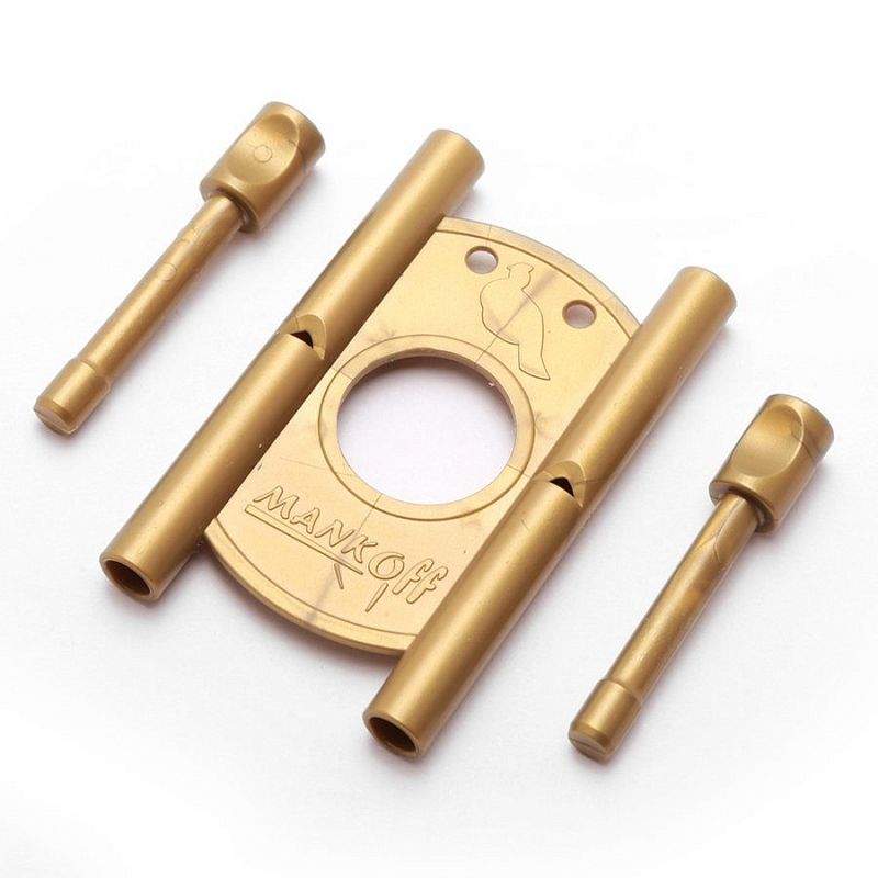 Манок Mankoff на рябчика двойной, пластик, цвет золотой купить по оптимальной цене,  доставка по России, гарантия качества