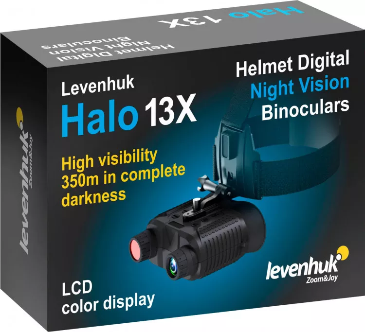 Бинокль цифровой ночного видения Levenhuk Halo 13X Helmet, с оголовьем купить по оптимальной цене,  доставка по России, гарантия качества