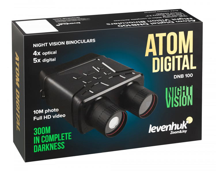 Бинокль ночного видения Levenhuk Atom Digital DNB100 купить по оптимальной цене,  доставка по России, гарантия качества