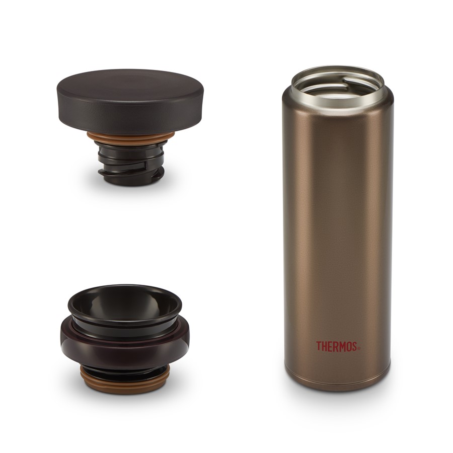 Термокружка THERMOS JNO-501 0.5L, коричневая купить по оптимальной цене,  доставка по России, гарантия качества