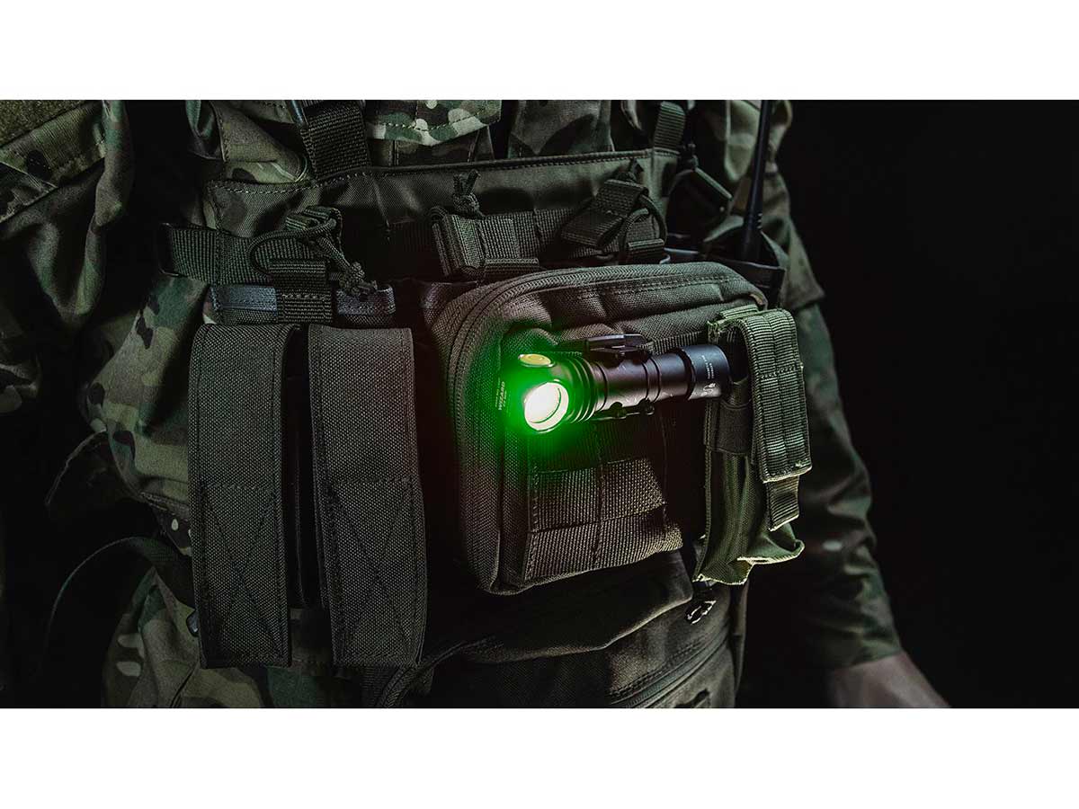Фонарь налобный-мульти Armytek Wizard C2 WG Magnet USB тёплый+зелёный купить по оптимальной цене,  доставка по России, гарантия качества