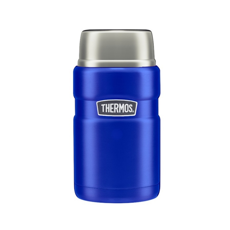 Термос для еды THERMOS SK3020 0.71L, складная ложка, синий купить по оптимальной цене,  доставка по России, гарантия качества