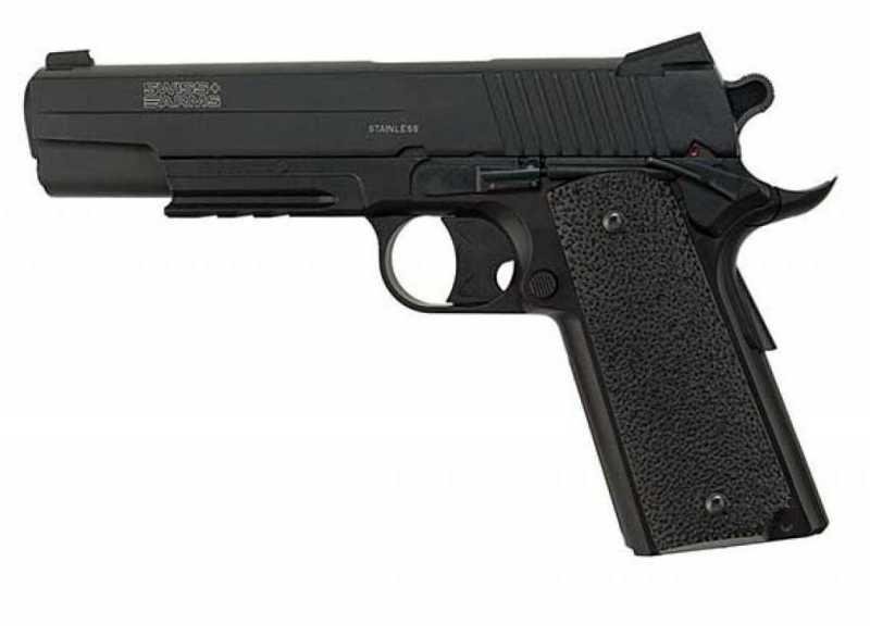 пистолет пневматический Cybergun Swiss Arms SA 1911 (Colt 1911), металл купить по оптимальной цене,  доставка по России, гарантия качества