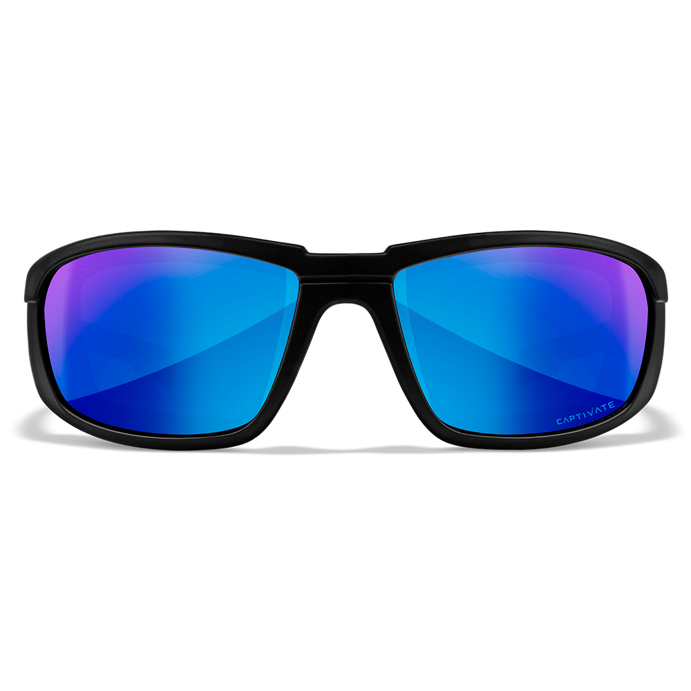 Очки защитные Wiley X WX Boss (Frame Mate Black, Lens Polarized — Blue Mirror) купить по оптимальной цене,  доставка по России, гарантия качества