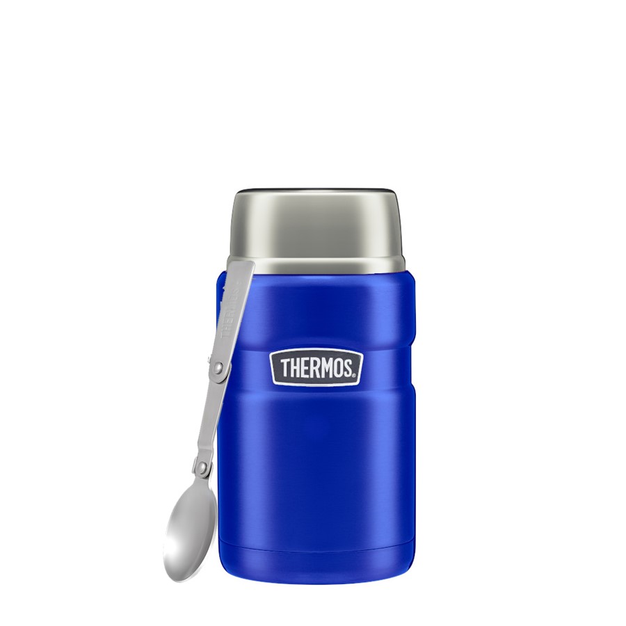Термос для еды THERMOS SK3020 0.71L, складная ложка, синий купить по оптимальной цене,  доставка по России, гарантия качества